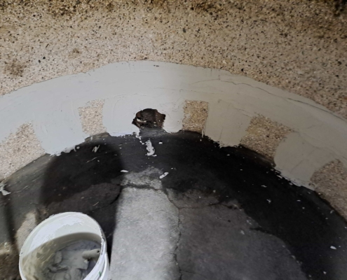 Blocco infiltrazioni vasche acqua - Tezze sul Brenta VI lavori di iniezione e sigillatura
